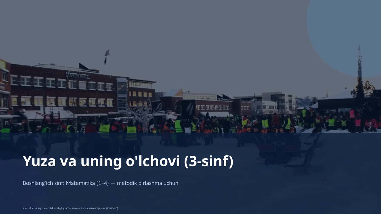 Yuza va uning o'lchovi (3-sinf) 1
