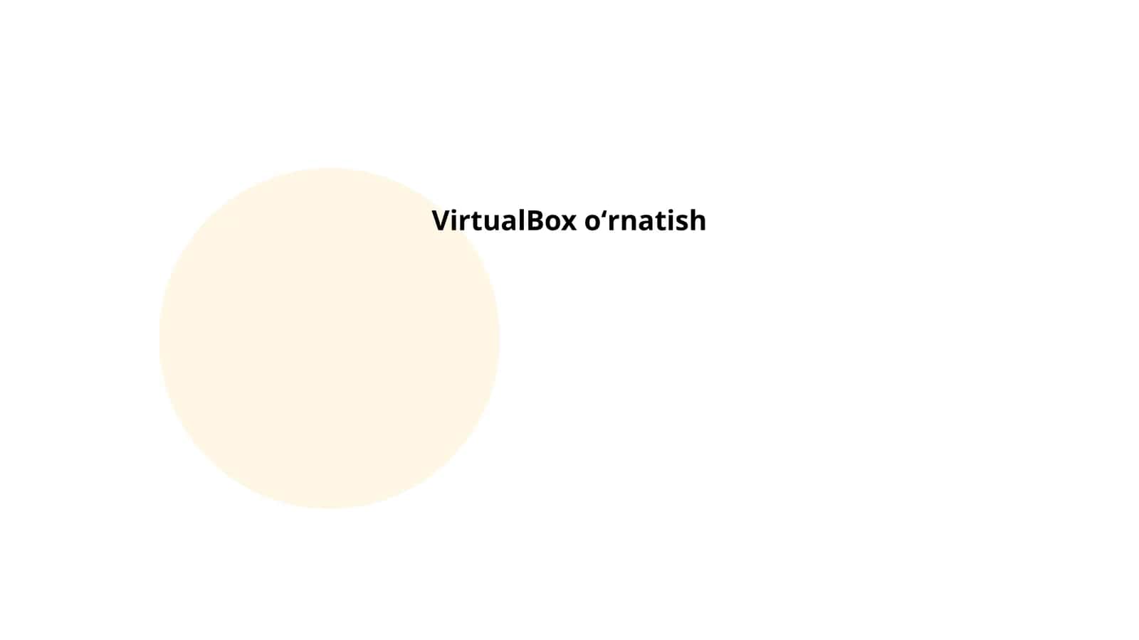VirtualBox oʻrnatish 1