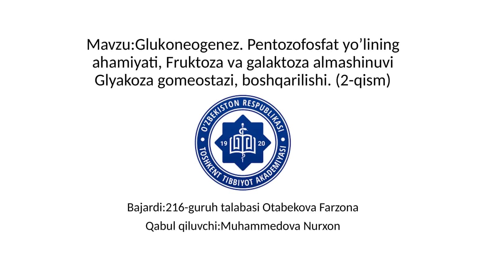 Glukoneogenez prezentatsiya 1