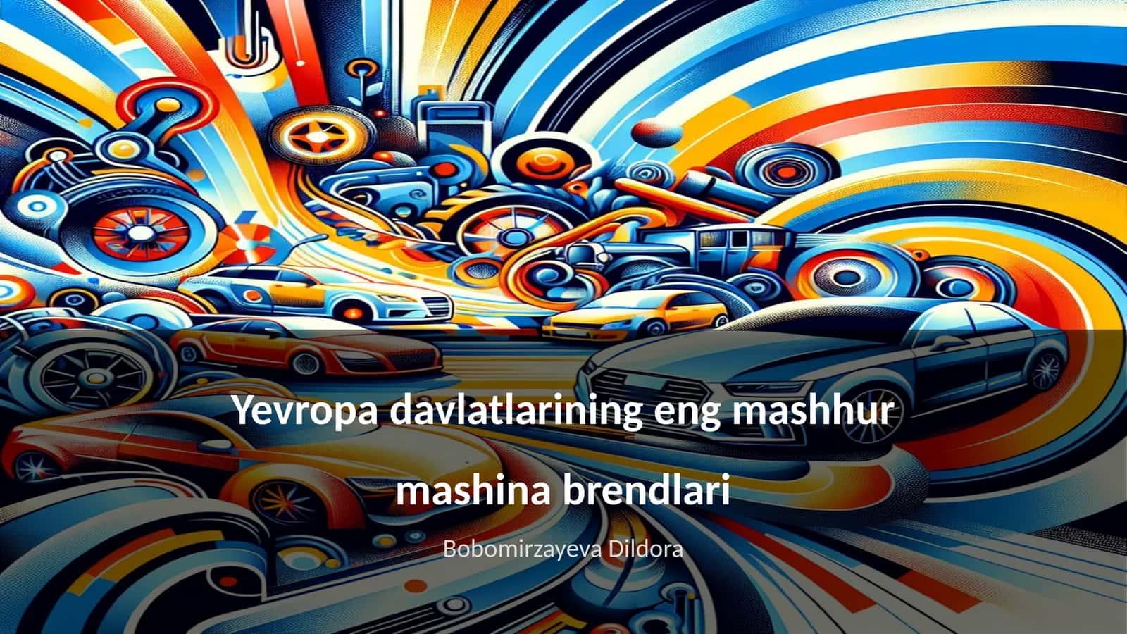 Yevropa avtomobil sanoati tarixi 1