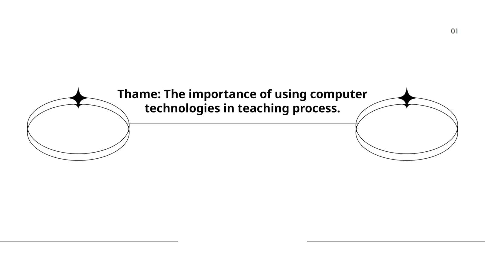 The importance of using computer technologies in teaching process 1