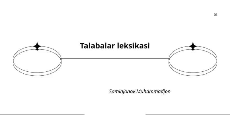 Darslik va terminlar leksikasi 1