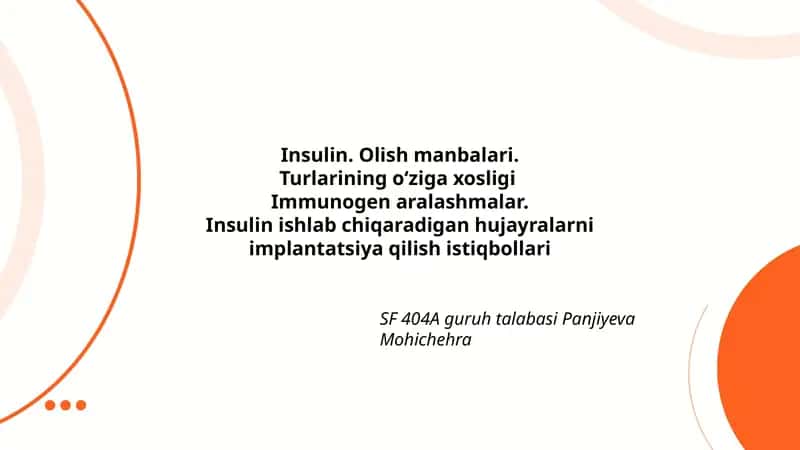 Insulin 1