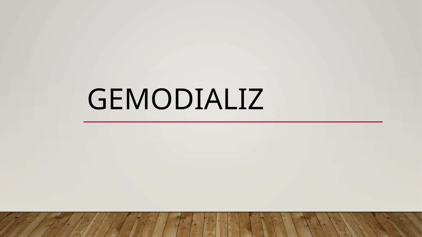Gemodializ 1