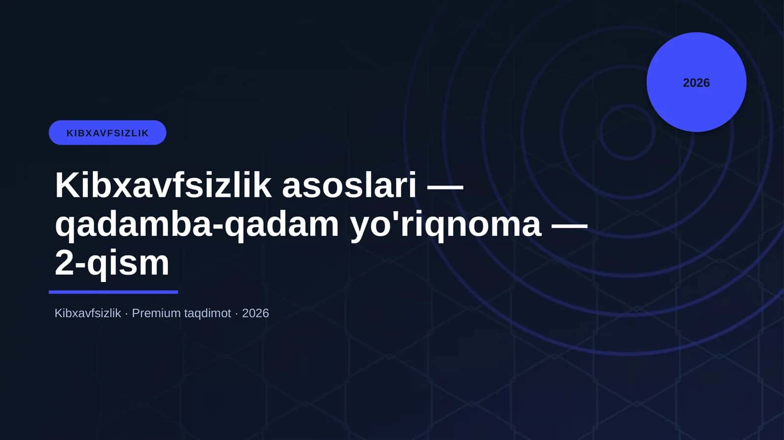 Kibxavfsizlik 1