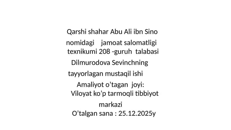 mustaqil ishi 1