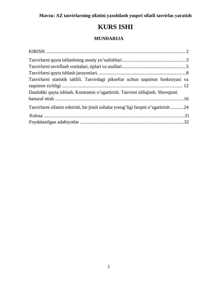 Tasvirlarning sifatini yaxshilash 1