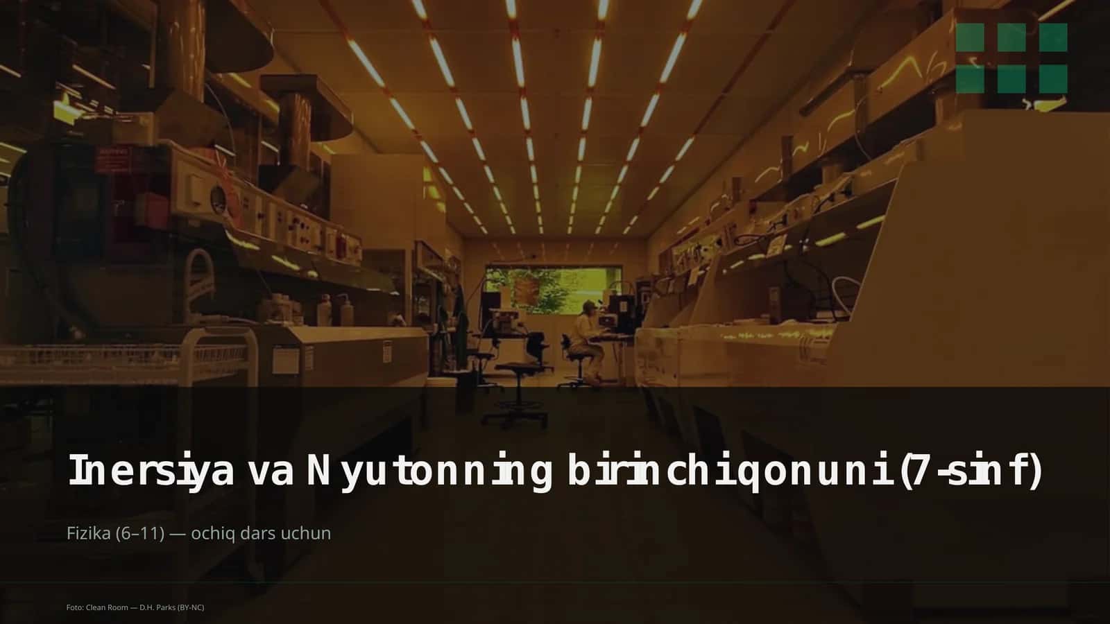 Inersiya va Nyutonning birinchi qonuni (7-sinf) 1