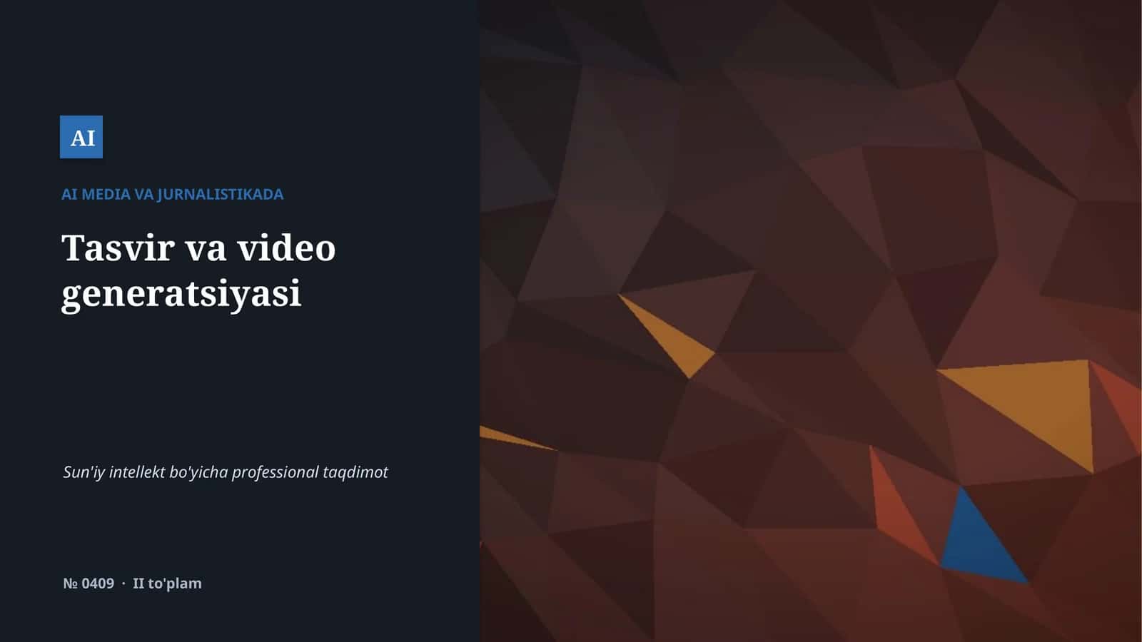 AI MEDIA VA JURNALISTIKADA 1