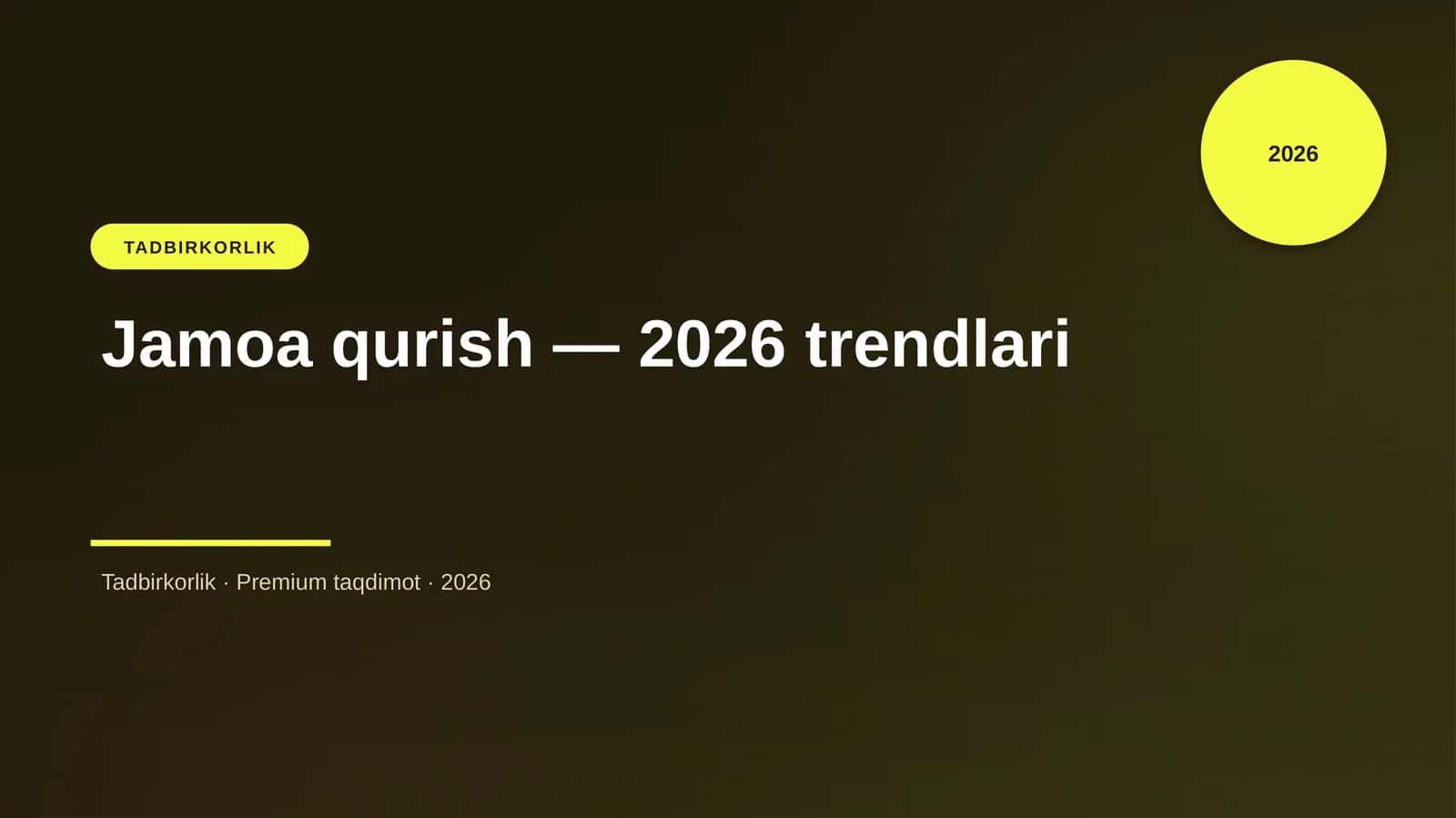 Jamoa qurish — 2026 trendlari 1