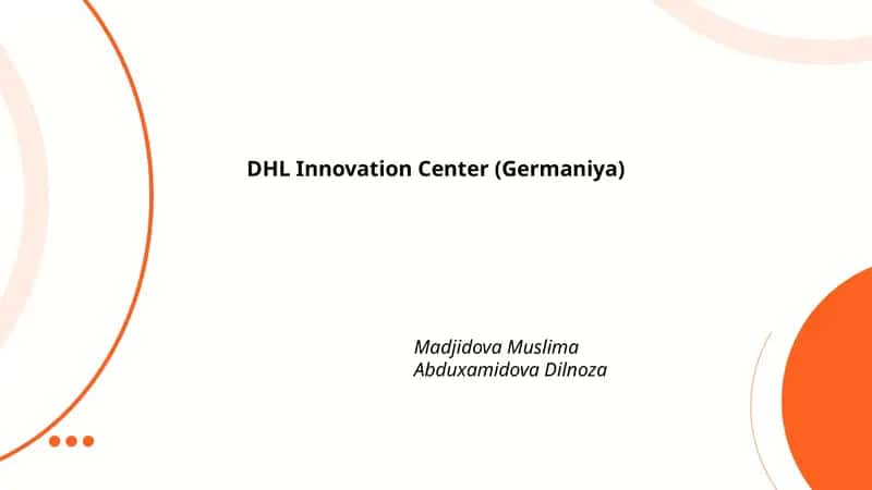 DHL Innovation Center (Germaniya) 1