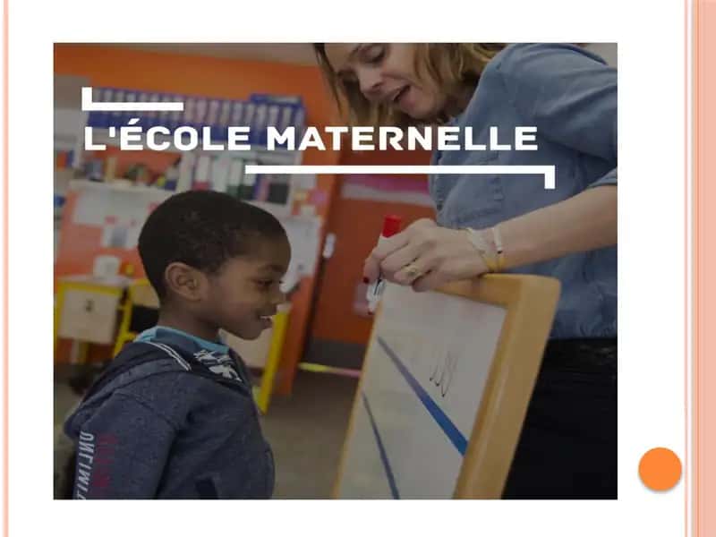 LE ROLE DE L’ECOLE MATERNELLE 1