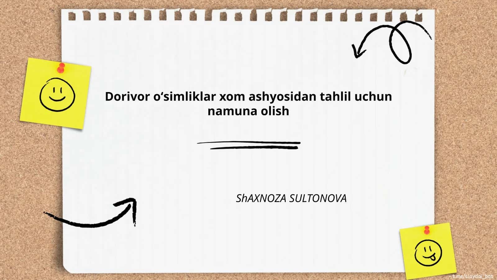Namuna olish usullari 1