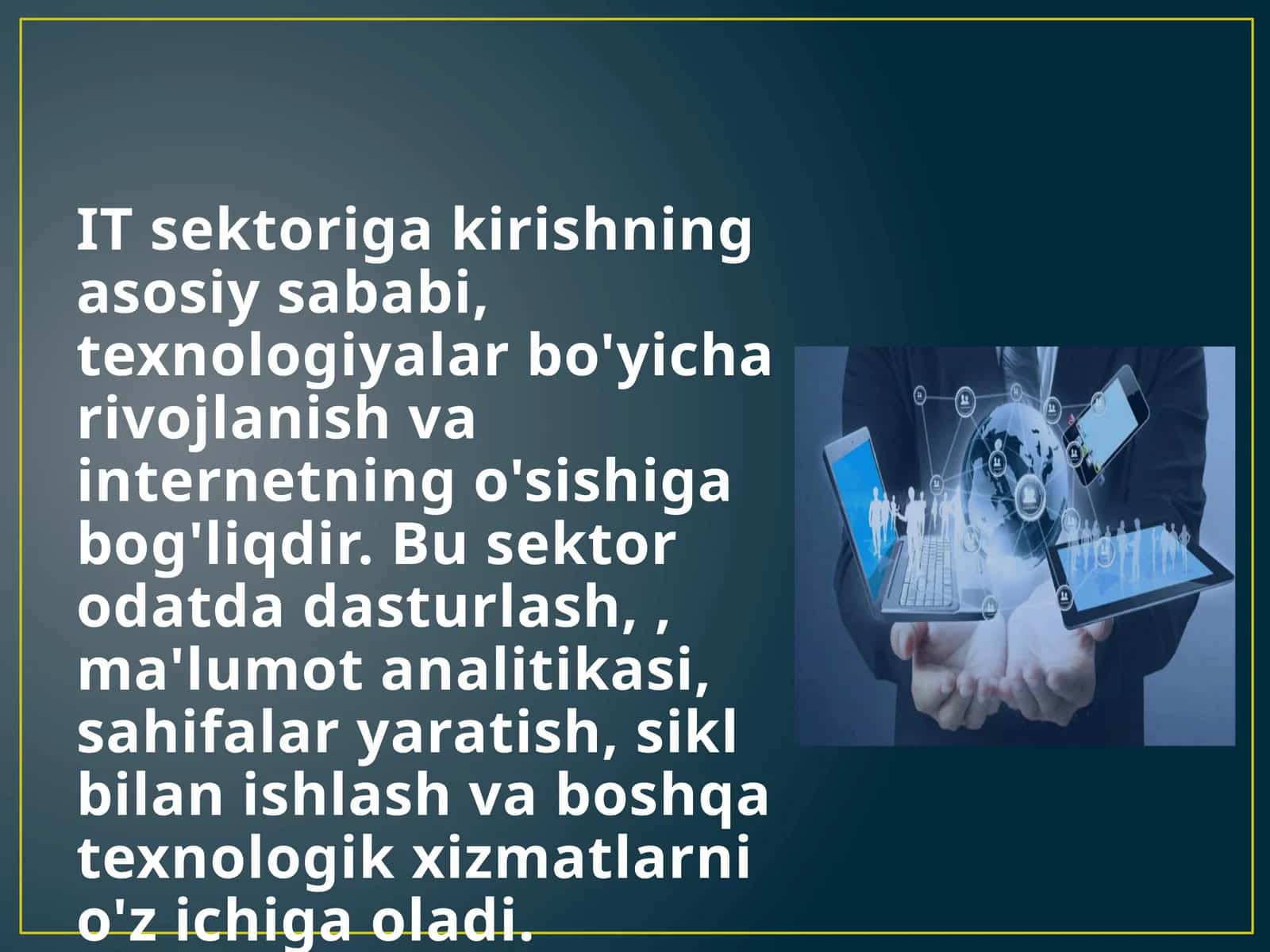 IT sohasi 1