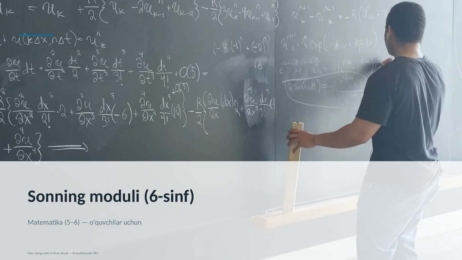 Sonning moduli (6-sinf) 1