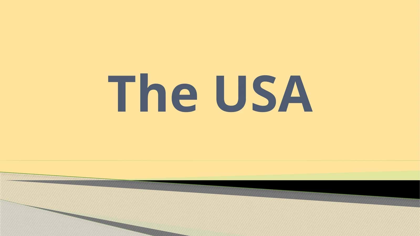 The USA 1