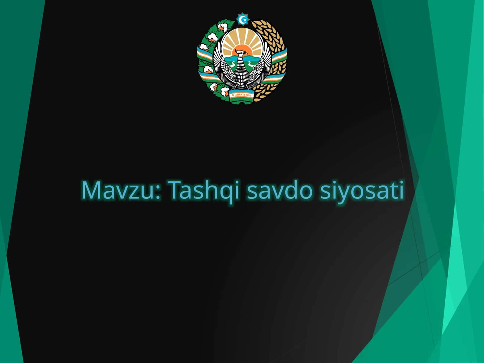 Tashqisavdosiyosati 1