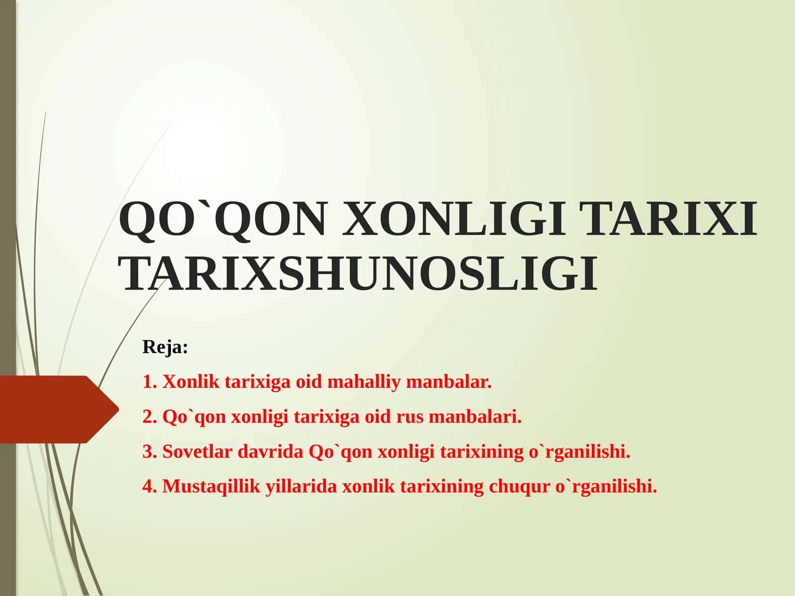 QO`QON XONLIGI TARIXI TARIXSHUNOSLIGI 1