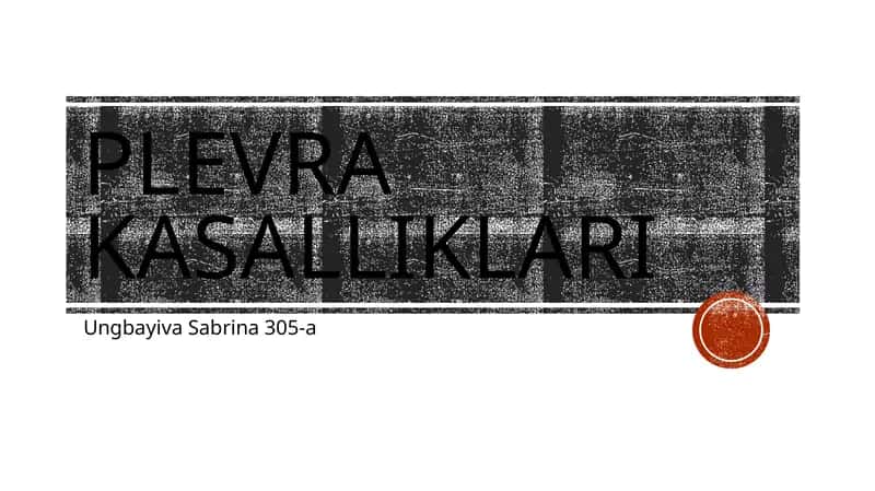 Plevrakasalliklari 1