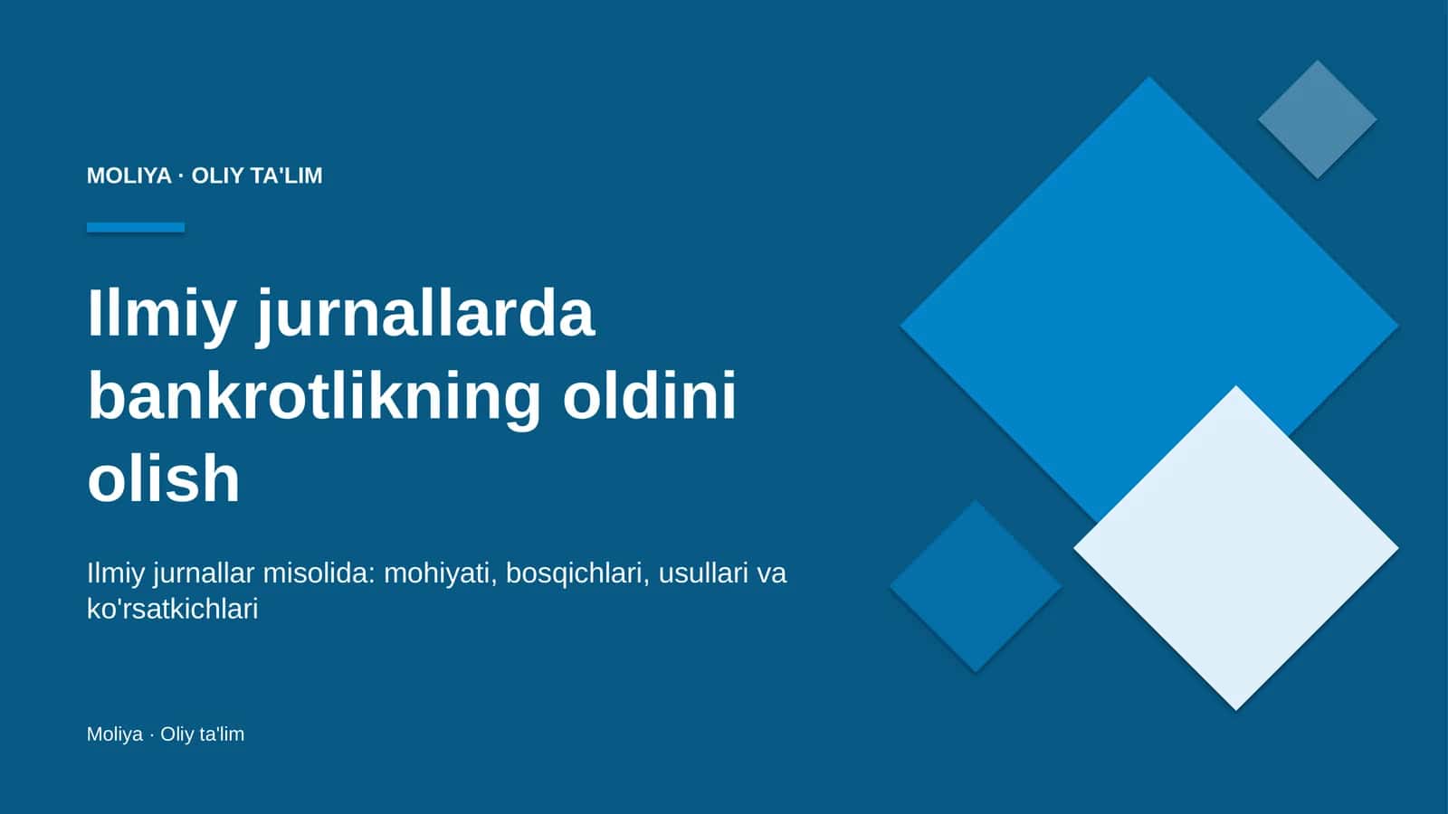 Ilmiy jurnallarda bankrotlikning oldini olish 1