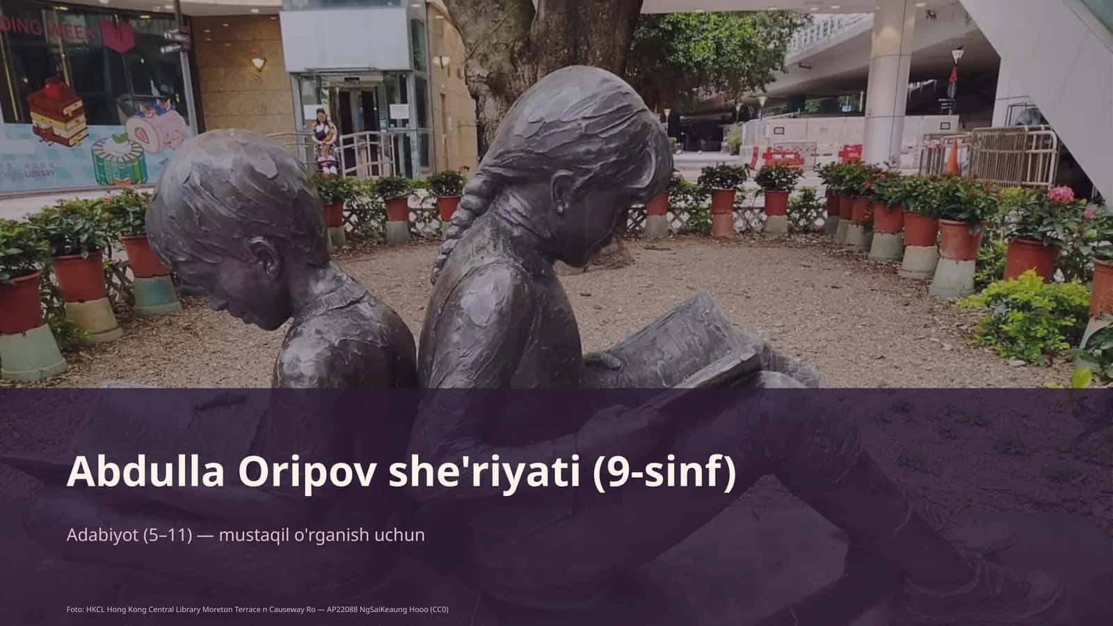 Abdulla Oripov she'riyati (9-sinf) 1