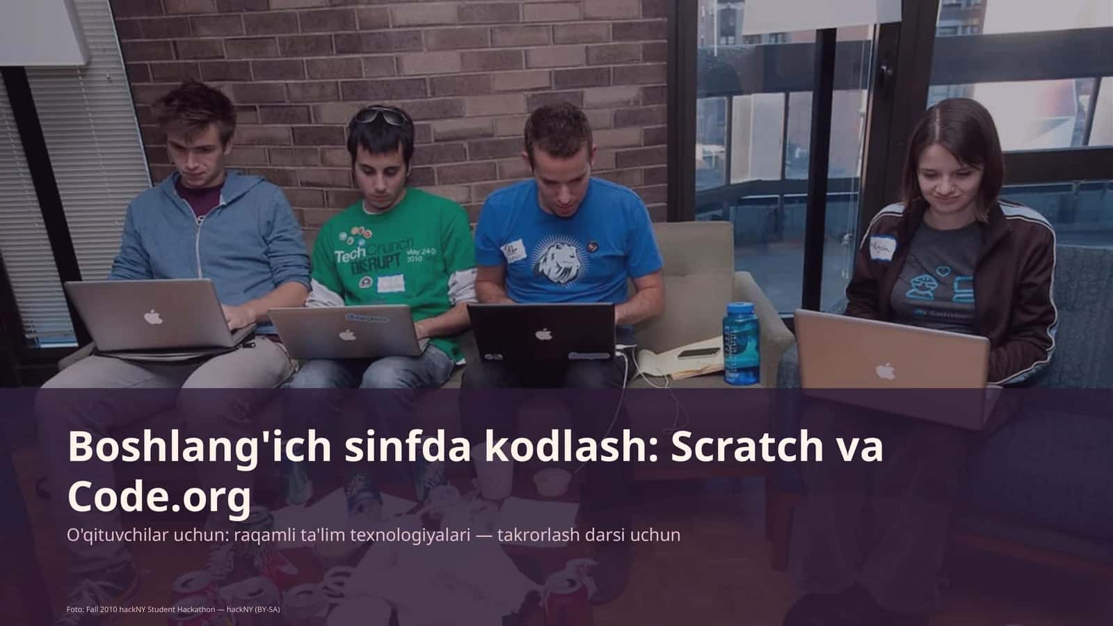Boshlang'ich sinfda kodlash: Scratch va Code.org 1