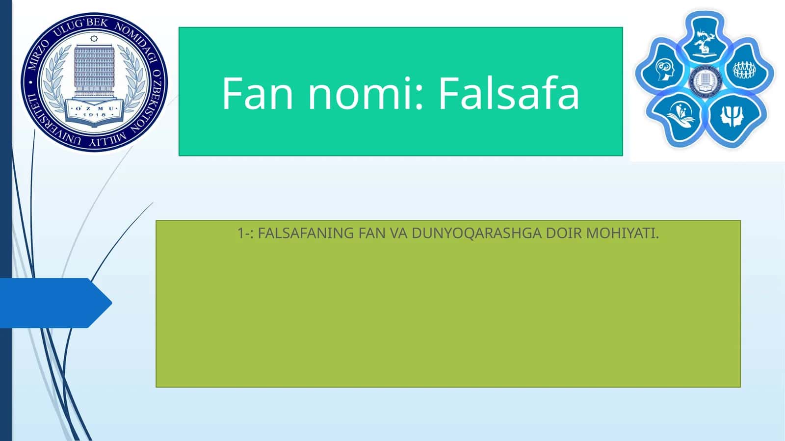 Falsafa 1