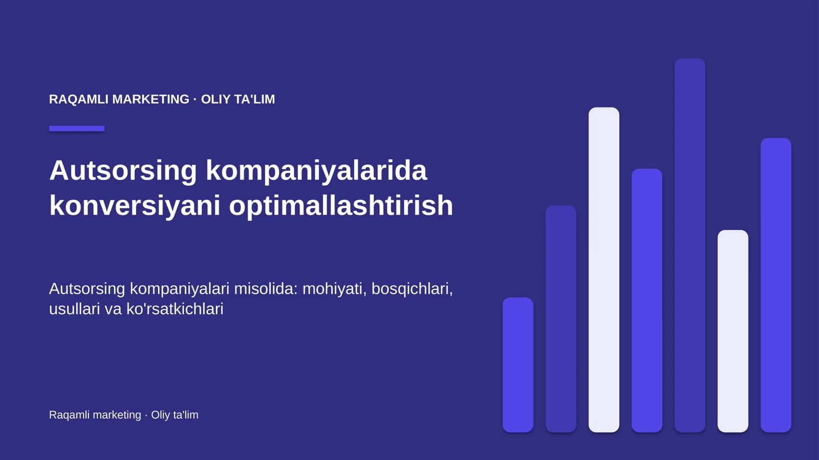 Autsorsing kompaniyalarida konversiyani optimallashtirish 1