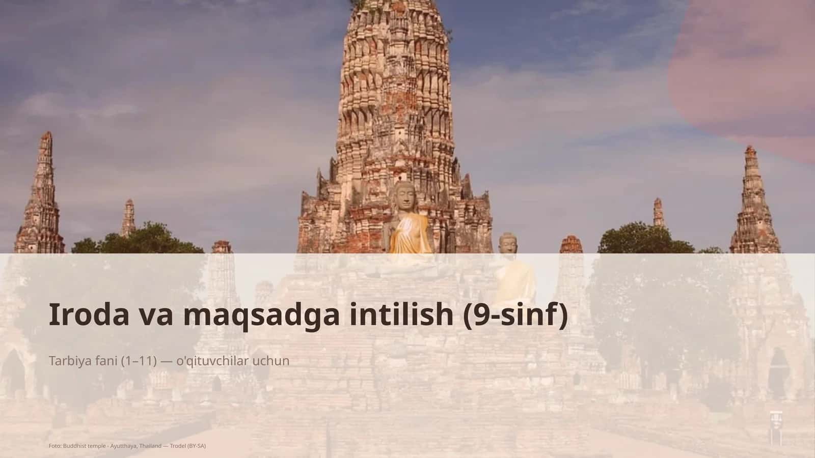 Iroda va maqsadga intilish (9-sinf) 1