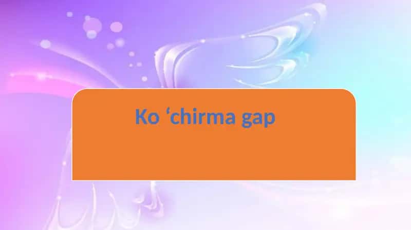 Ko‘chirmagap 1