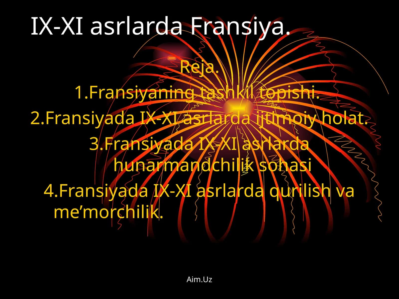 IX-XI asrlarda Fransiya 1