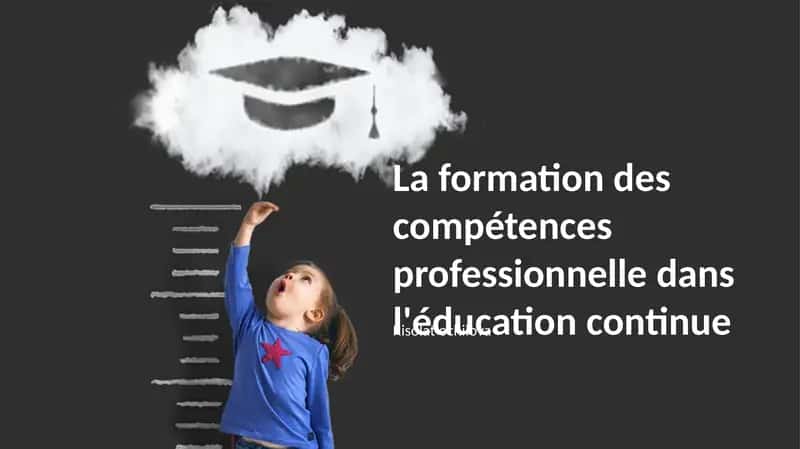 Formation des compétences professionnelles dans l'éducation continue 1