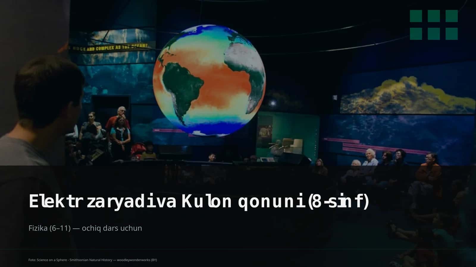 Elektr zaryadi va Kulon qonuni (8-sinf) 1