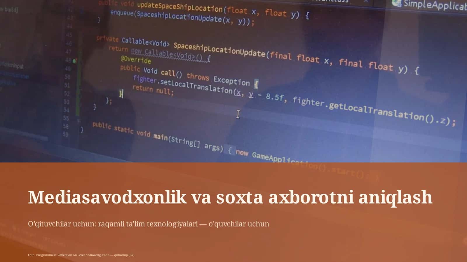 Mediasavodxonlik va soxta axborotni aniqlash 1