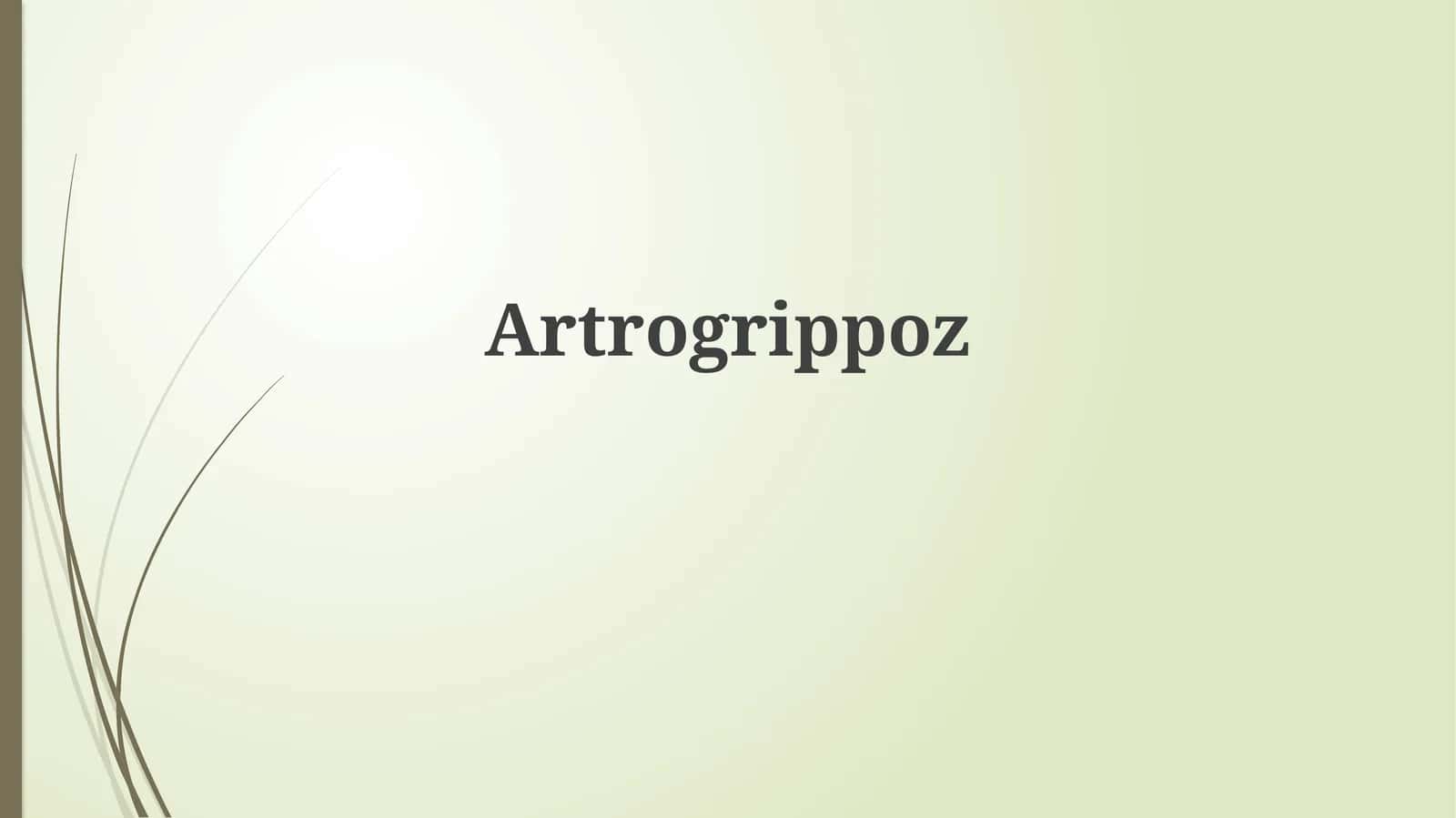 Artrogrippoz 1