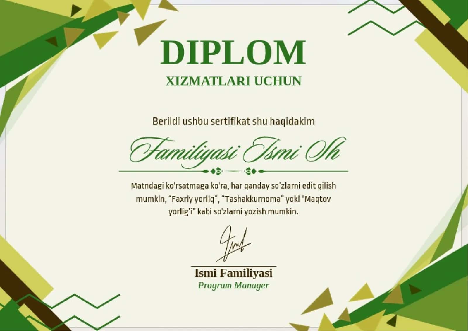 DIPLOM XIZMATLARI UCHUN 1