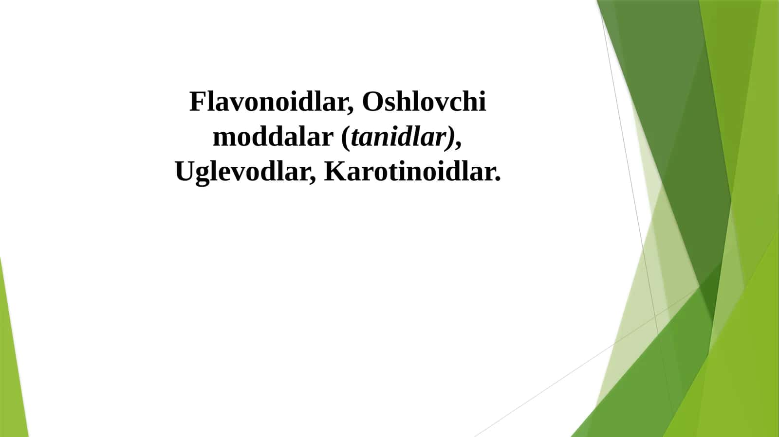 Flavonoidlar 1