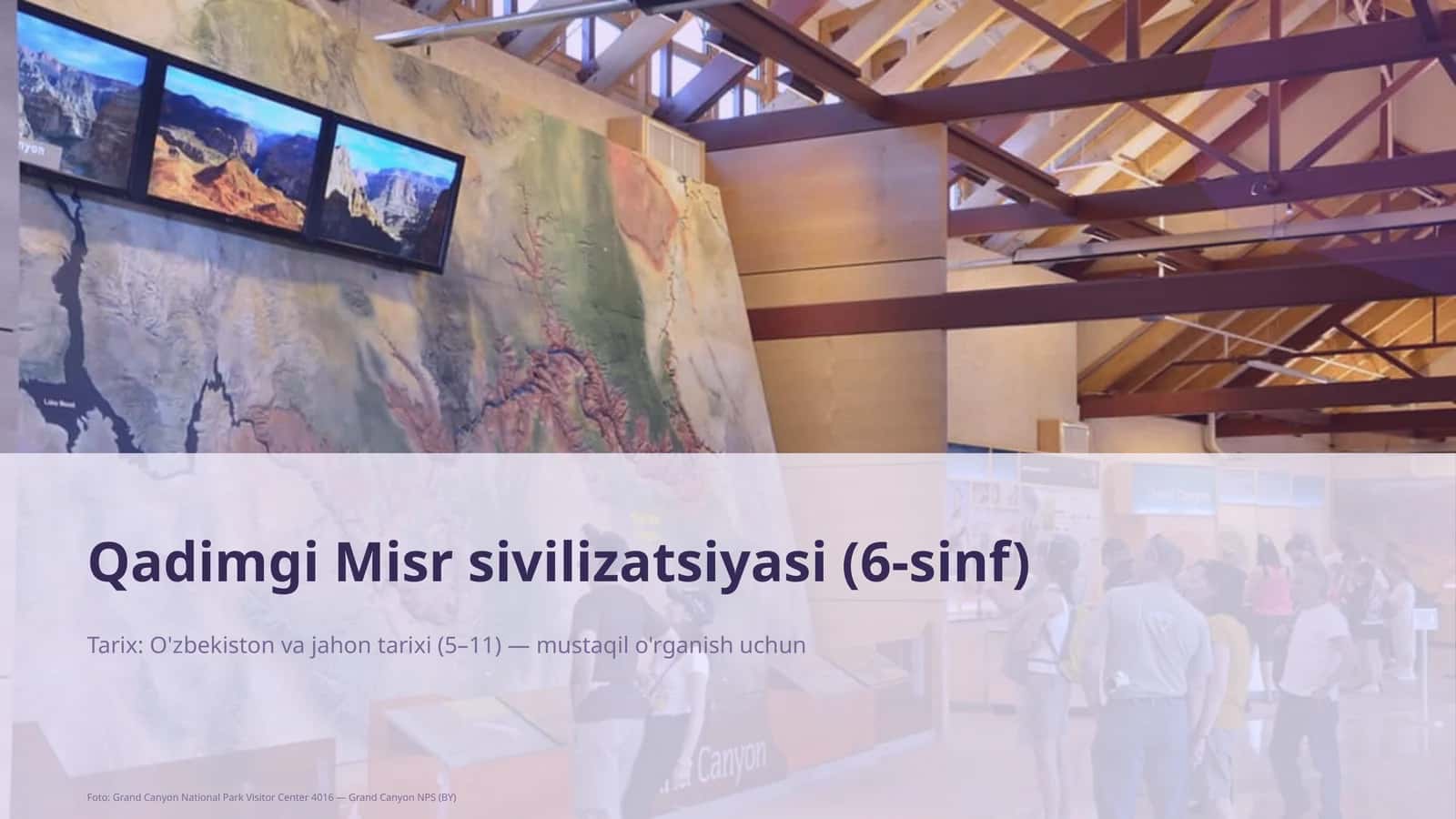 Qadimgi Misr sivilizatsiyasi (6-sinf) 1