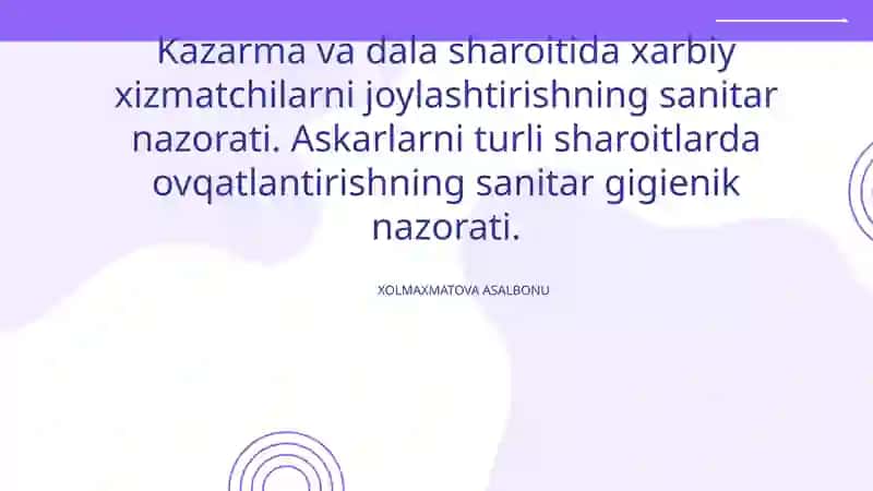 XOLMAXMATOVA ASALBONU