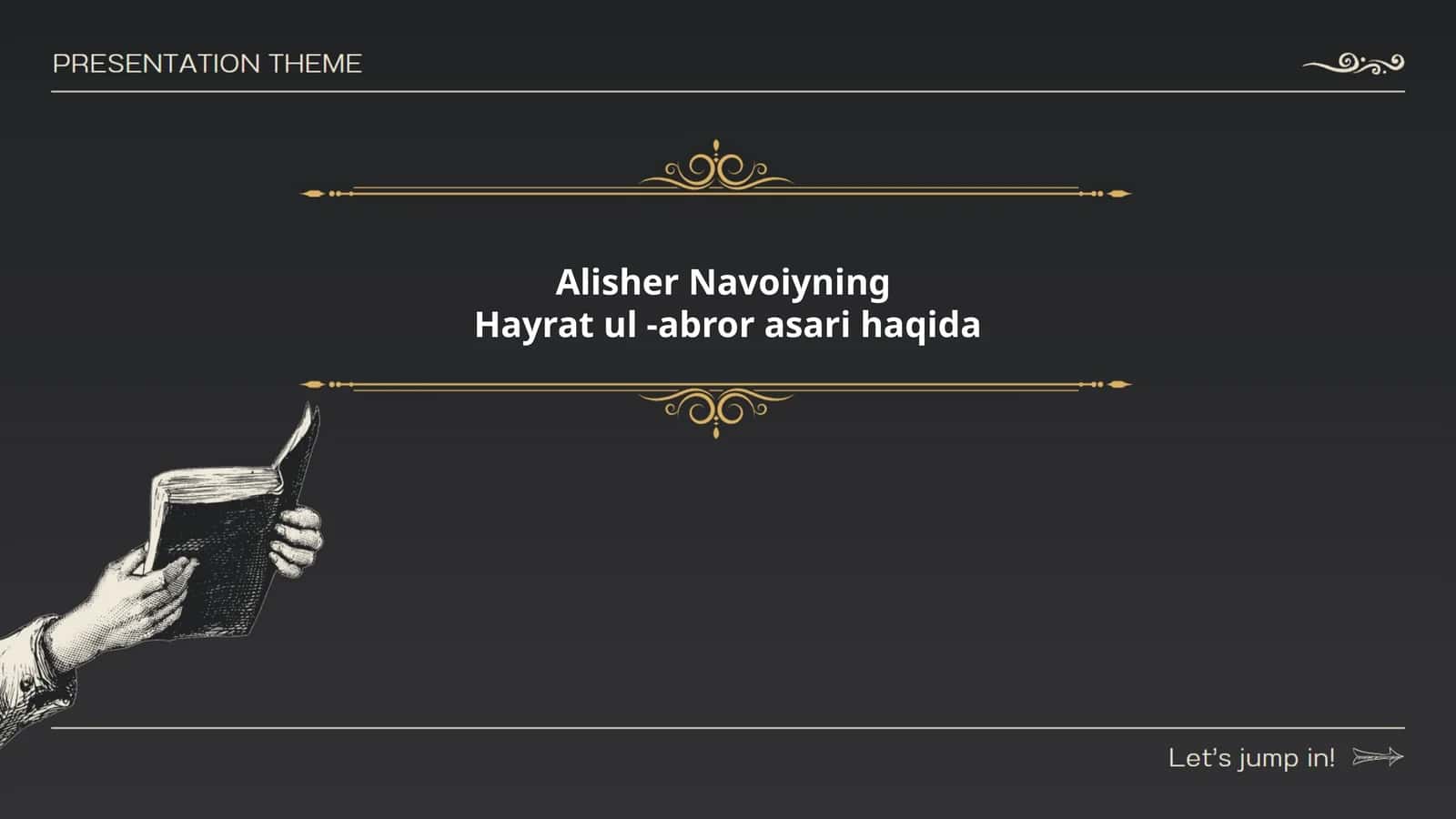 Hayrat ul-abror asari haqida 1