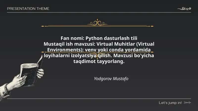 Python dasturlash tili 1