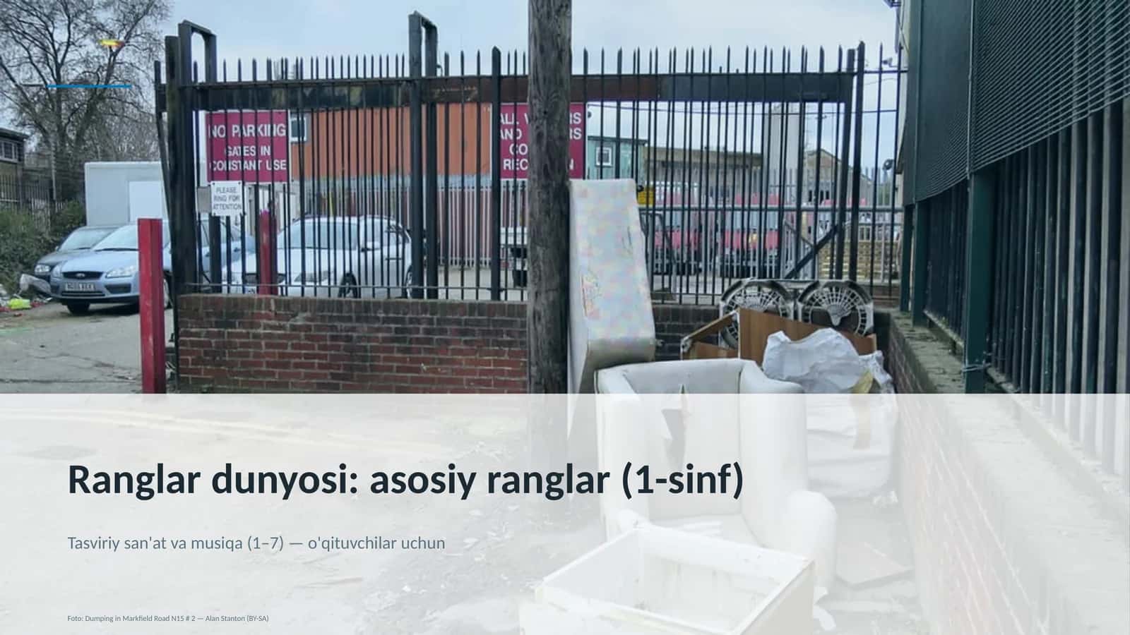 Ranglar dunyosi: asosiy ranglar (1-sinf) 1