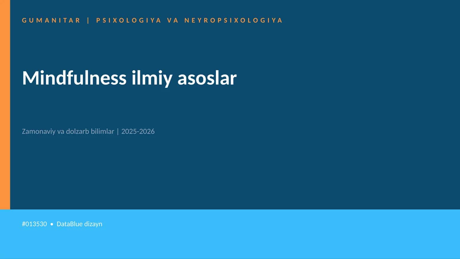 Mindfulness ilmiy asoslar 1