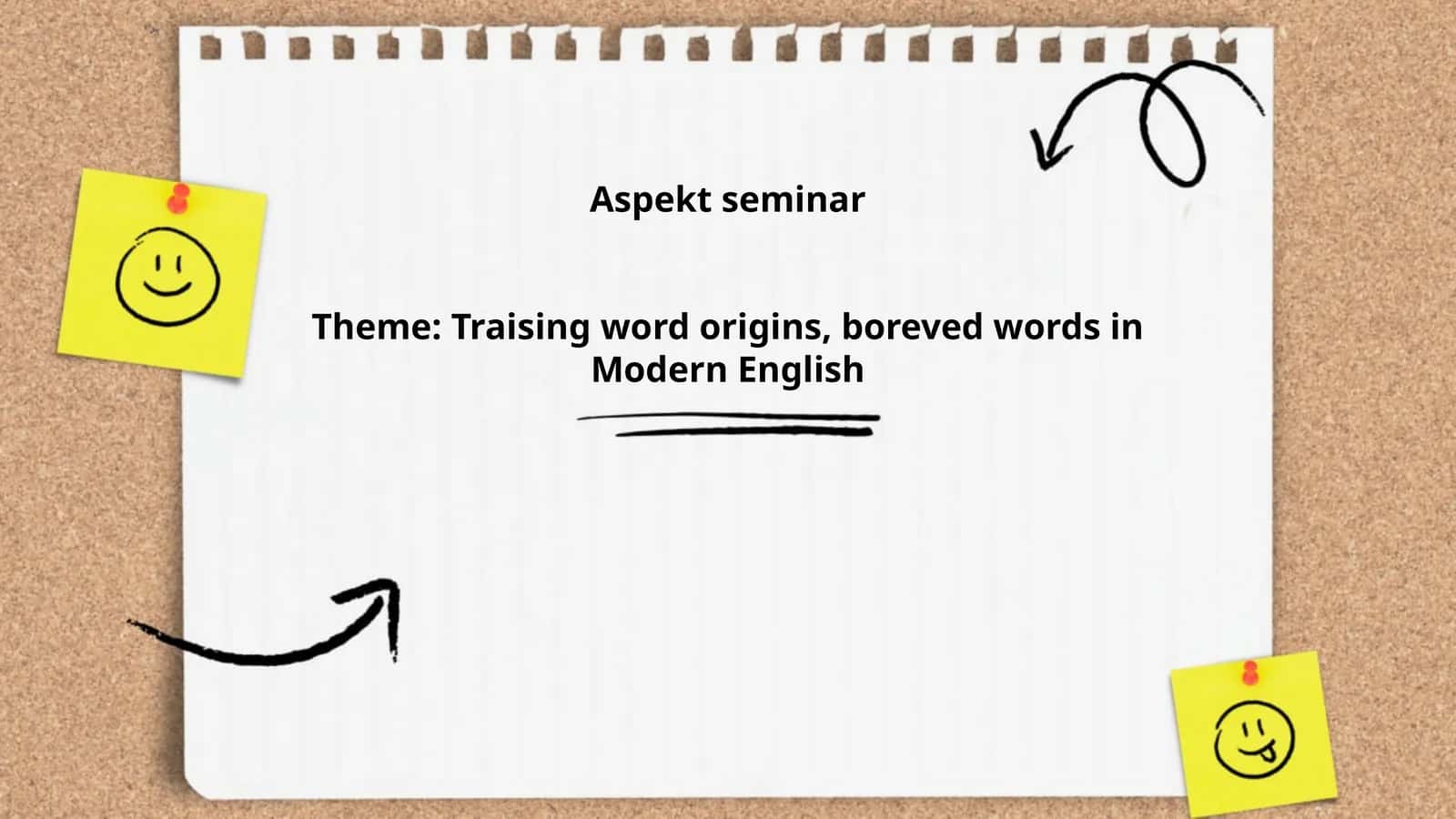 Aspekt seminar 1