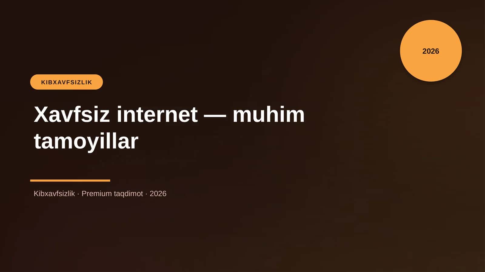Xavfsiz internet — muhim tamoyillar 1