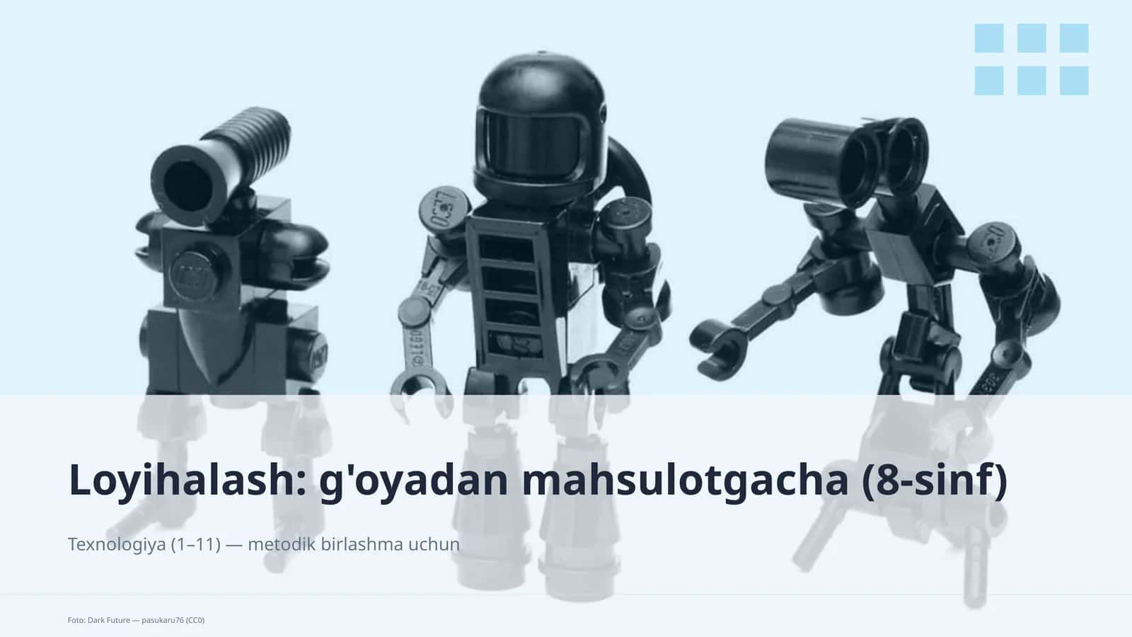 8-sinf Loyihalash: G'oyadan Mahsulotgacha 1