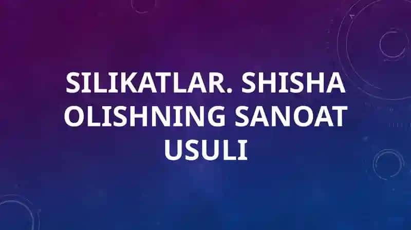 Silikatlar