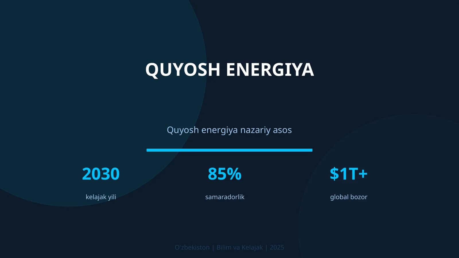 Quyosh energiya 1