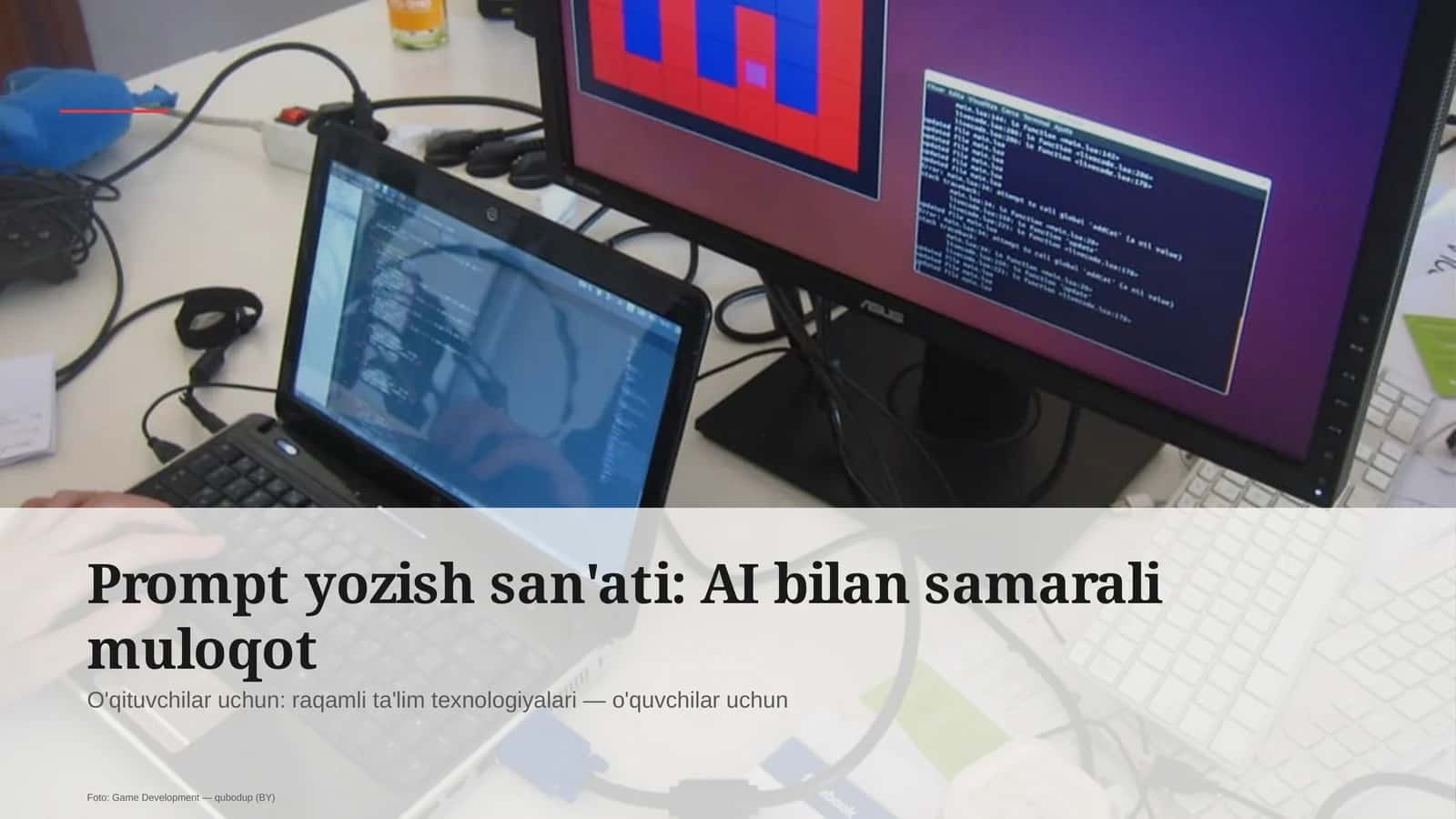 Prompt yozish san'ati: AI bilan samarali muloqot 1