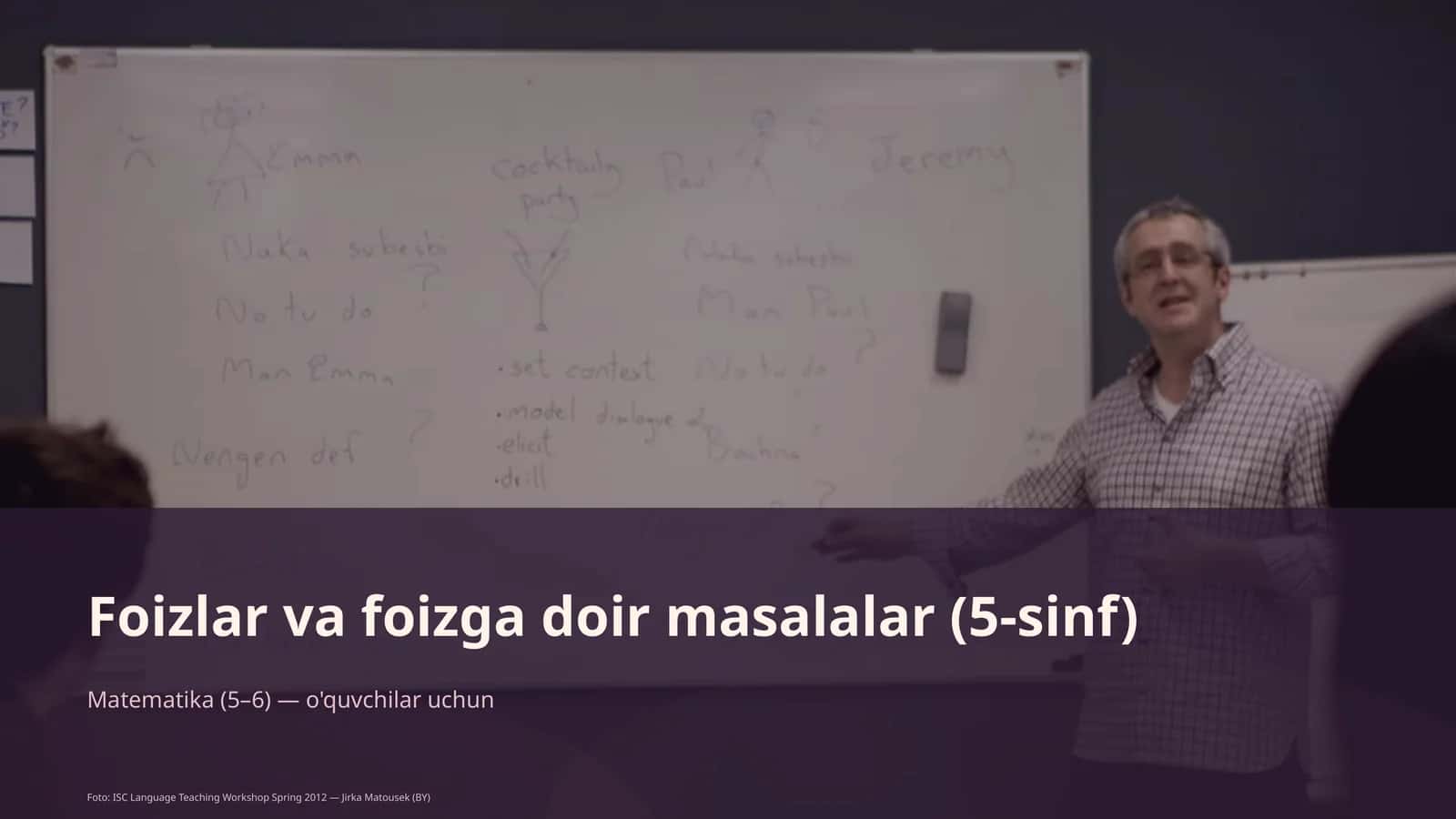 Foizlar va foizga doir masalalar (5-sinf) 1